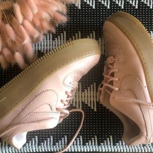 Pink Nike Air Force Ones